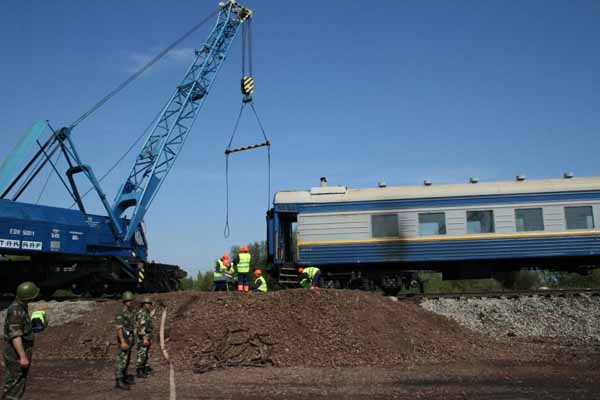 на Львівській залізниці проходять навчання працівників служби воєнізованої охорони