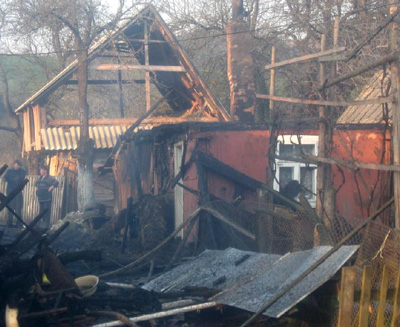 У закарпатському селі Невицьке горів житловий будинок