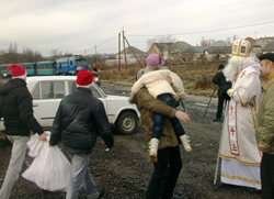 Святий Миколай прибув в Іршаву вузькоколійним потягом (ФОТО)