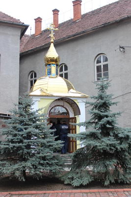У мукачівському міськвідділі міліції освятили капличку