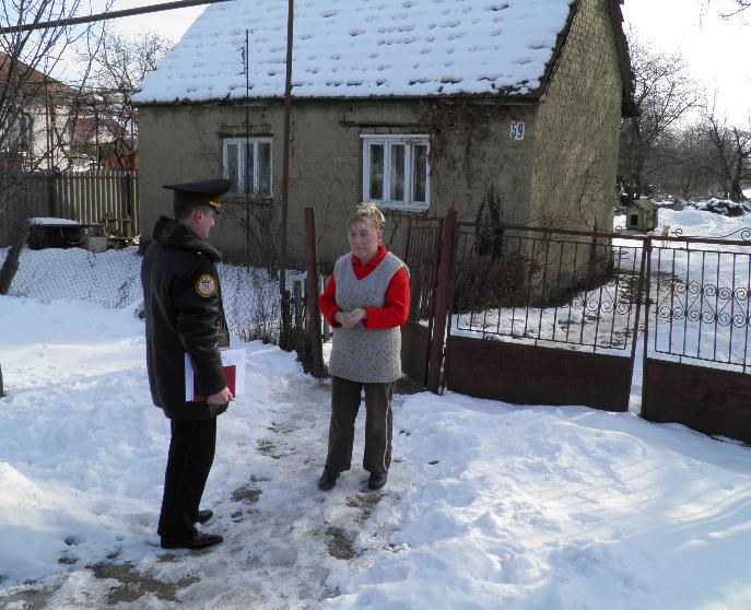 Пожежно-рятувальна служба обстежила 150 дворогосподарств у Сторожниці  