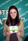 Студентка УжНУ за перемогу в конкурсі маршрутів отримала смартфон (ФОТО)