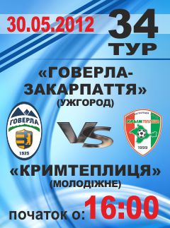 Історія зустрічей «Говерли-Закарпаття» з «Кримтеплицею»