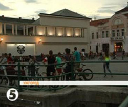 В Ужгороді влаштували нічний велопробіг містом (ВІДЕО)