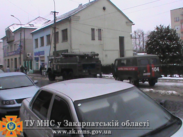 У Сваляві горіло приміщення банку