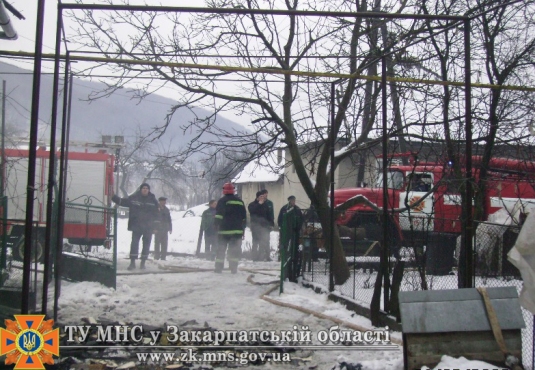 У Перечині з палаючого будинку евакуювали бабусю з трьома онуками (ФОТО)