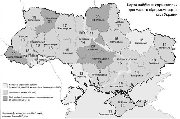 Хроніки "покращення": Закарпаття – найгірший регіон для малого бізнесу