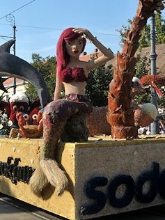 Дебрецен привезе в Ужгород квіткових героїв мультфільма «Русалонька»