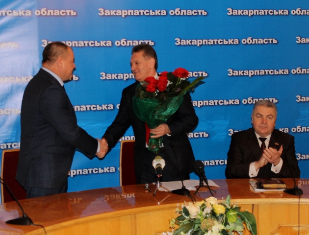 Представлення Ігоря Свища на посаді першого заступника голови Закарпатської ОДА 