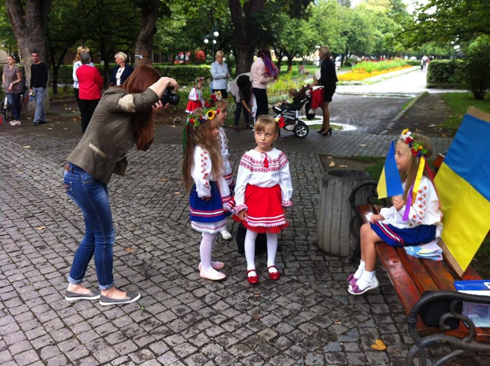 У Виноградові фотографували маленьких патріотів (ФОТО, ВІДЕО)