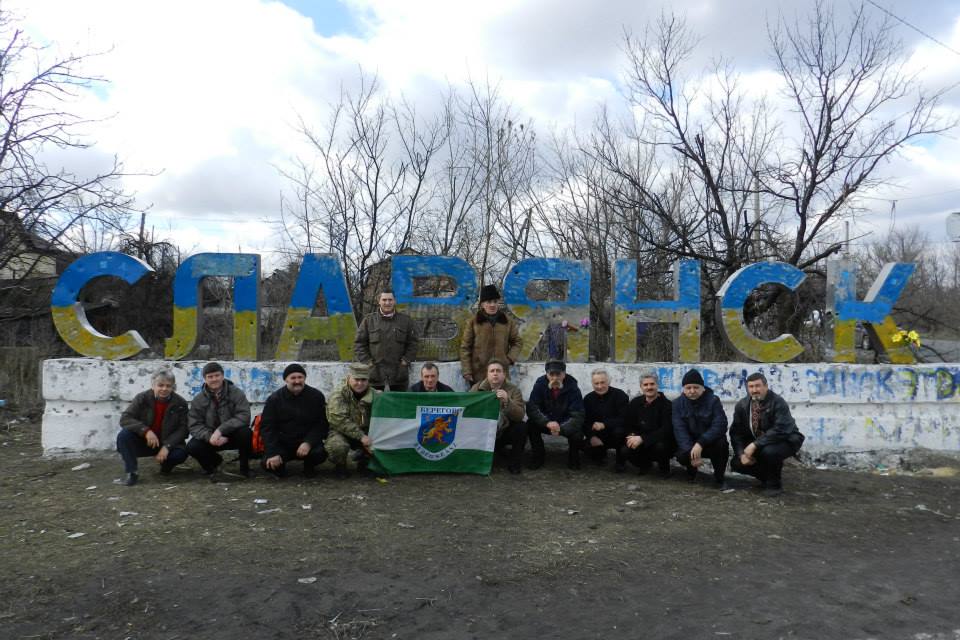 Хор "Купаж" з Берегова виступає у зоні АТО (ФОТО)