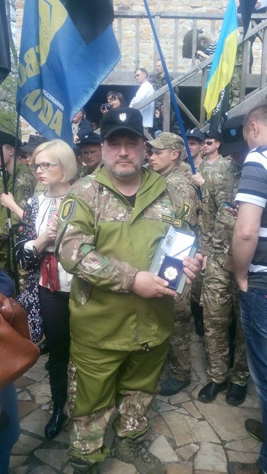 Під час ушанування героїв Холодного Яру представлено "Легіон Свободи" під командуванням закарпатця Куцина