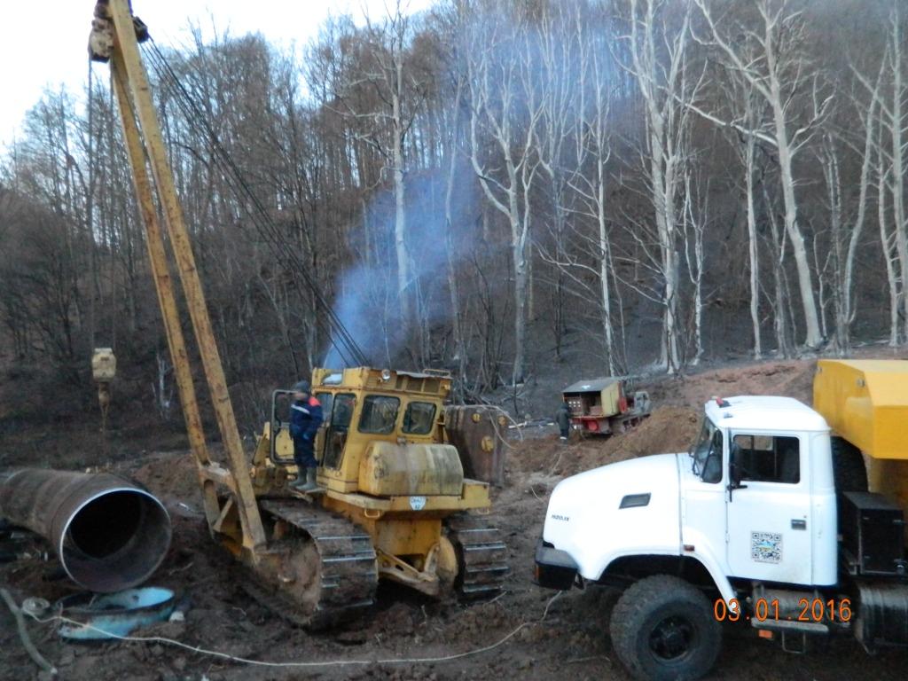 На Закарпатті продовжуються ремонтні роботи на розгерметизованому газопроводі (ФОТО)