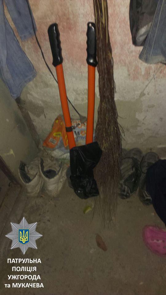 В Ужгороді вночі затримали чоловіка на краденому велосипеді з рукавицями і щипцями, його "товариш" утік (ФОТО)