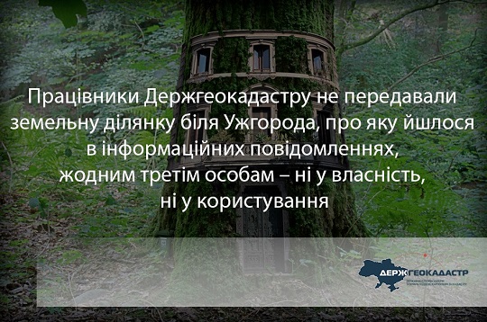 Держгеокадастр каже, що Москаль збрехав про приватизовані дерева на ділянці учасників АТО