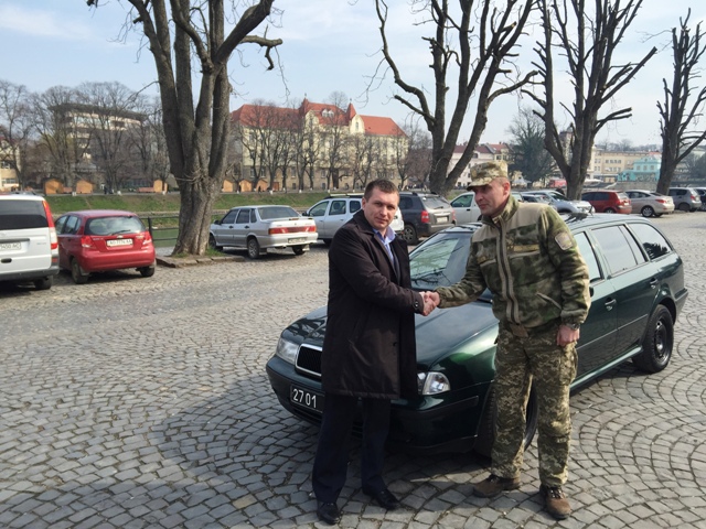 На потреби ужгородського відділу ВСП передали конфісковану "Шкоду"