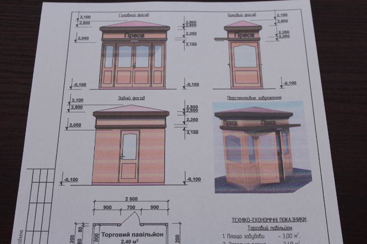 Мукачеву обіцяють газетні кіоски європейського взірця (ФОТО)