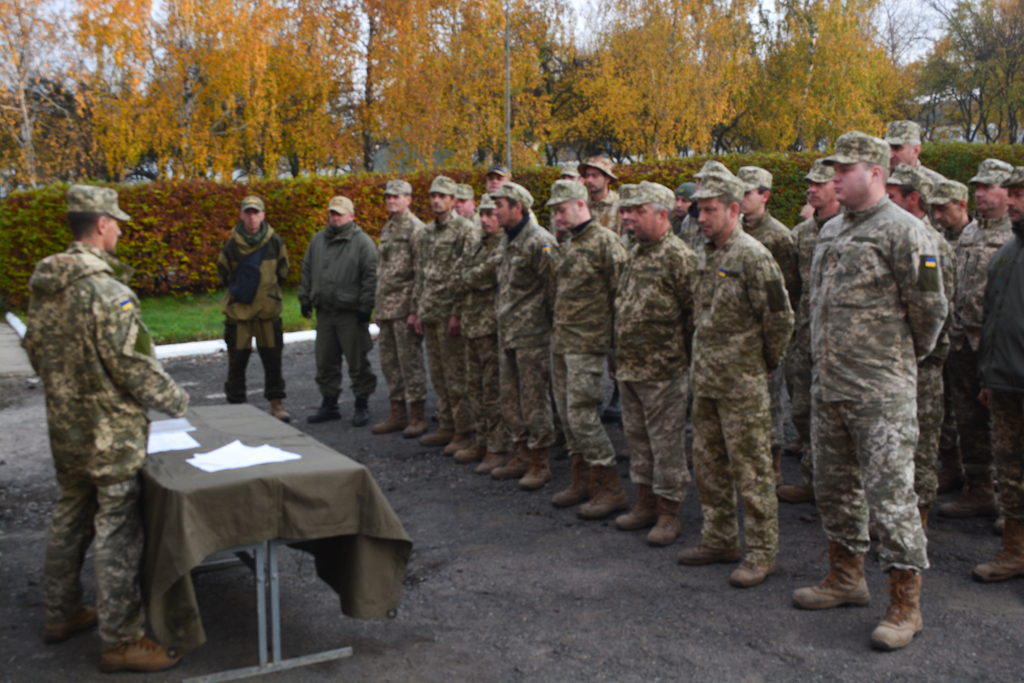 На ужгородському полігоні провели заняття для резервістів (ФОТО)