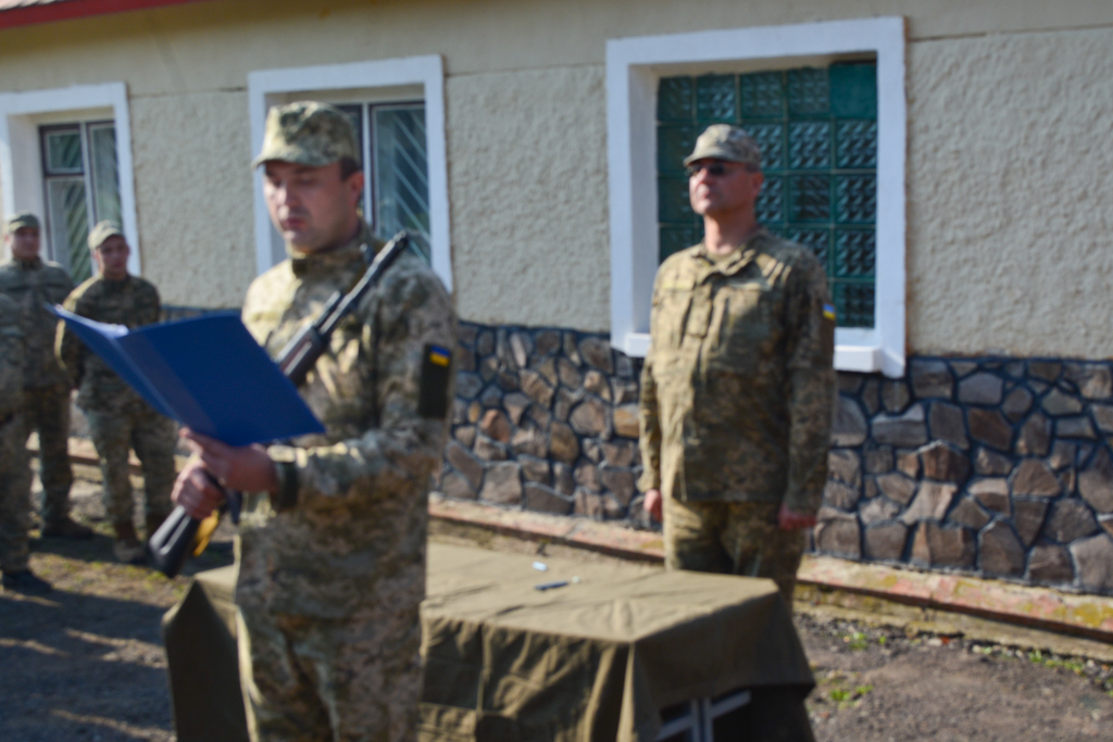 Бійці підрозділу територіальної оборони Закарпаття присягнули на вірність народу (ФОТО)