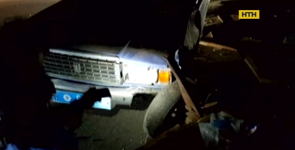 На Закарпатті поліцейське авто протаранило гужову підводу (ВІДЕО)