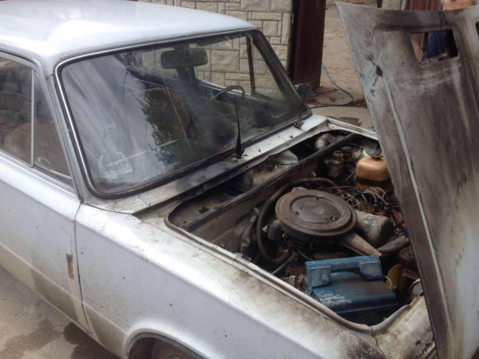 У Берегові затримали чоловіка, що облив автомобіль знайомого горючою речовиною та підпалив (ФОТО)