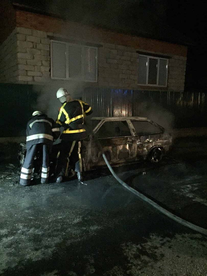 У Березові на Хустщині згорів автомобіль (ФОТО)