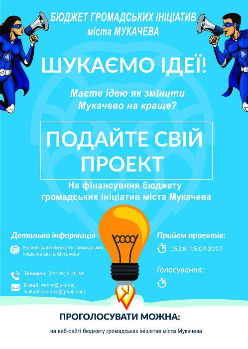 У Мукачеві працюватиме комісія з питань бюджету громадських ініціатив