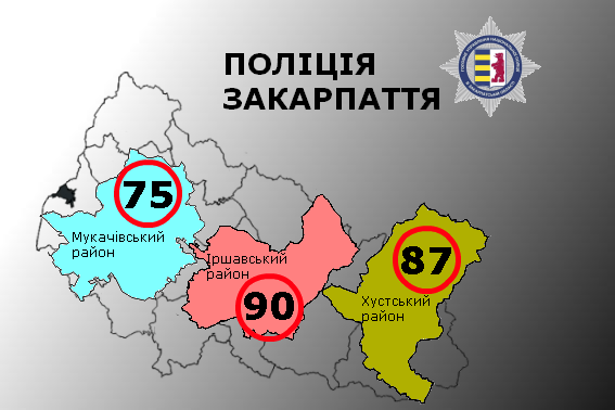 Майже 2 млн грн штрафів накладено на нетверезих водіїв на Закарпатті впродовж півроку