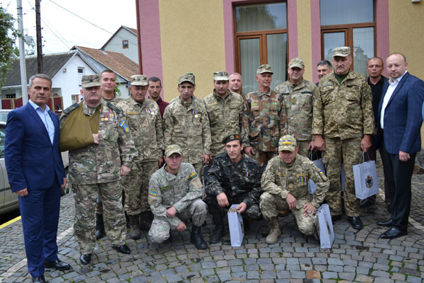 У Тячеві ветеранів АТО  нагородили до Дня міста (ФОТО, ВІДЕО)