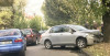 В Ужгороді Nissan врізався у дерево (ФОТО)
