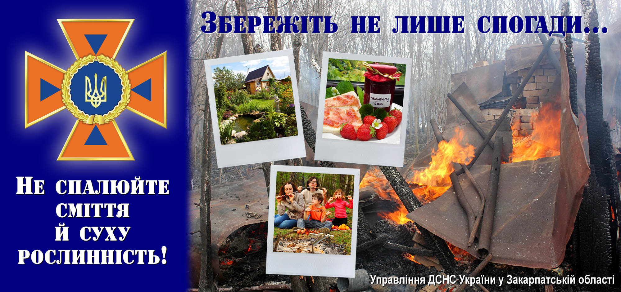 Найбільше пожеж в екосистемах минулого тижня сталося в Ужгородському районі 