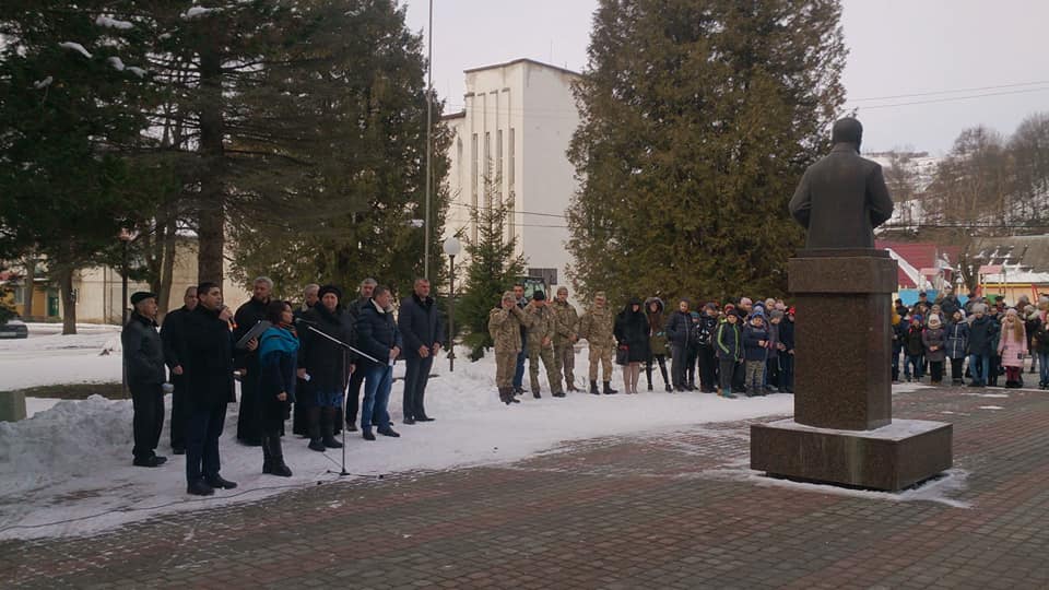 Воловеччина також вшанувала Героїв Небесної Сотні