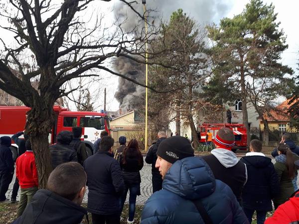 В центрі Ужгорода горів приватний будинок (ФОТО)