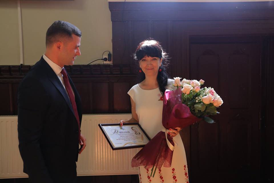 Літературну премію ім. Юрія Мейгеша вручили в Мукачеві Ларисі Бегун-Трачук за збірку поезій "Аd libitum" (ФОТО)