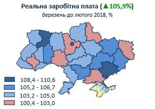 Середня зарплата на Закарпатті в березні становила 7487 грн – Держстат