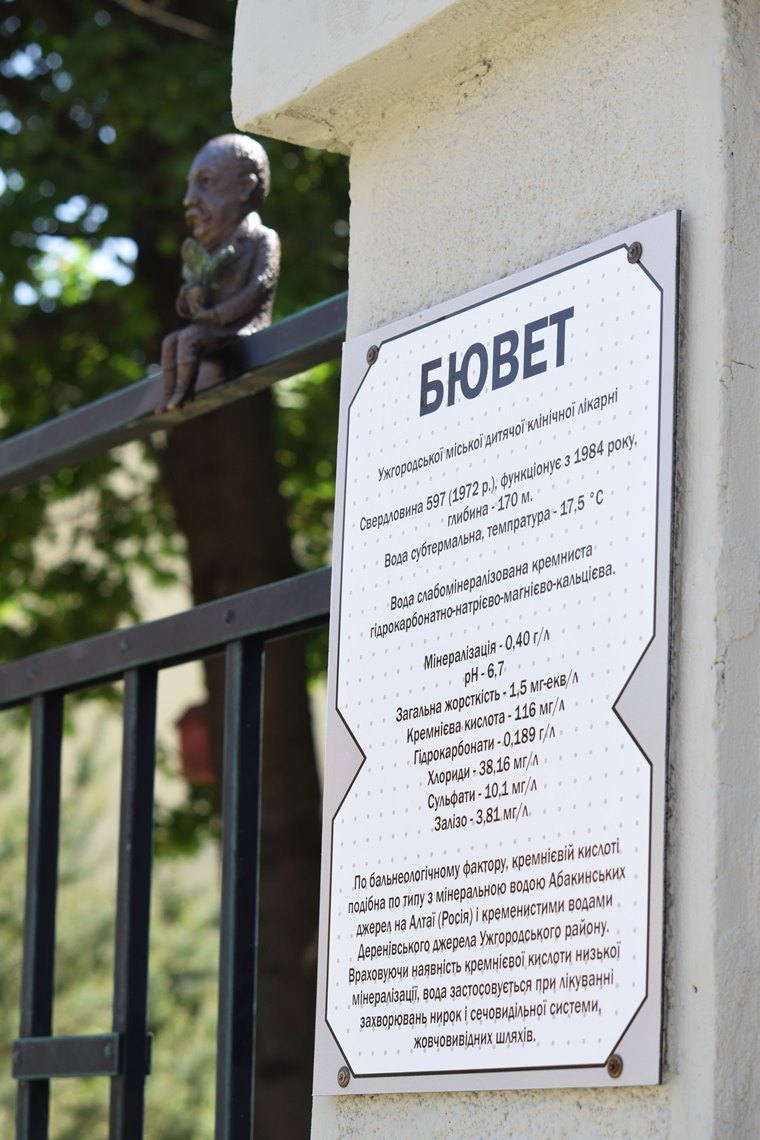 В Ужгороді на новій огорожі парку Лаудона "оселився" міні-Лаудон (ФОТО)