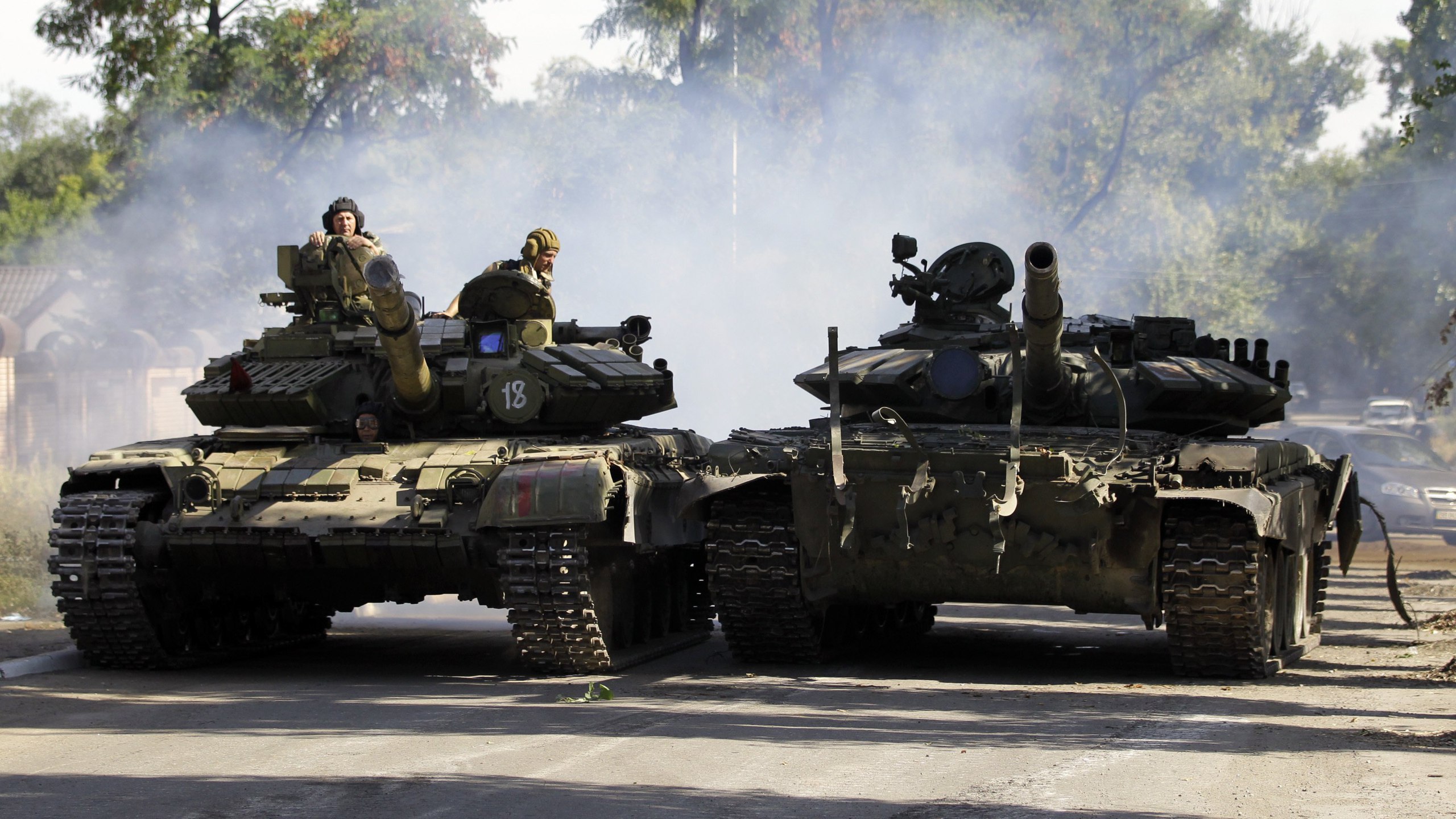 Під час занять із бойової підготовки на Закарпатті внаслідок зіткнення бойових машин у колонні травмовано 4 вояків