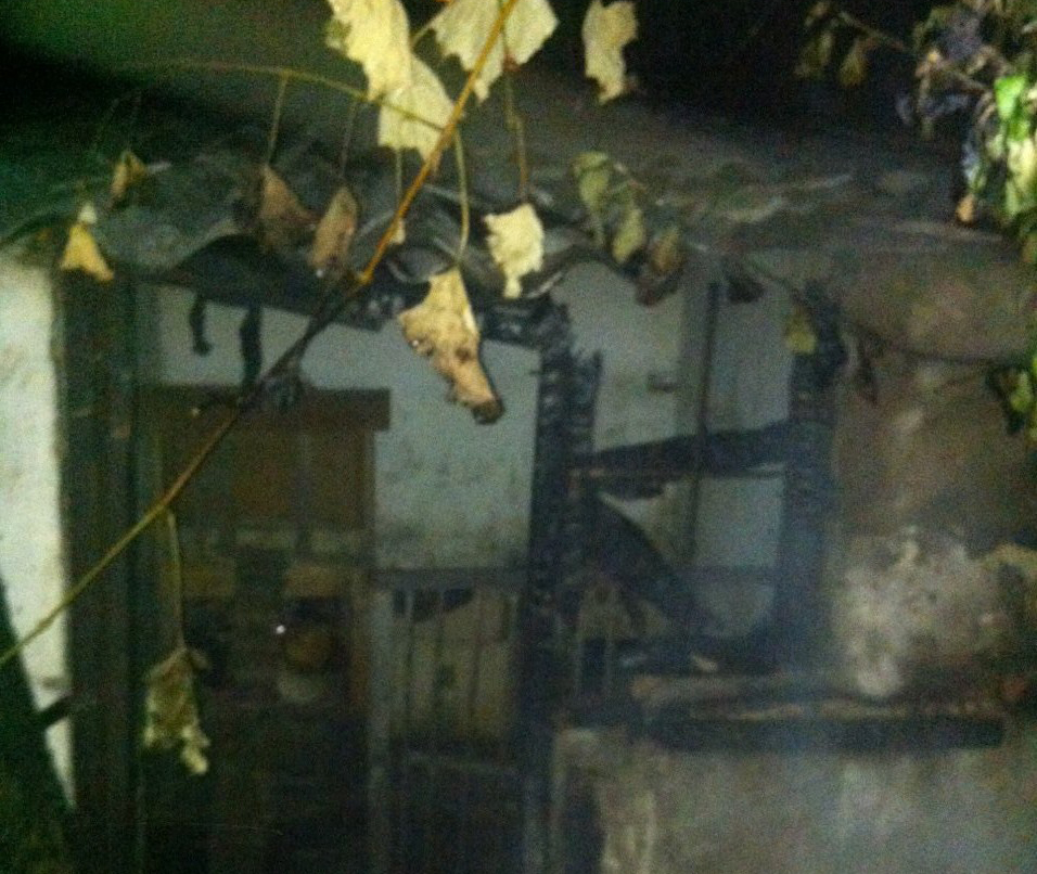 У Берегові рятували від знищення вогнем надвірну споруду (ФОТО)