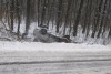 На Мукачівщині внаслідок лобового зіткнення з Audi A6 ВАЗ перекинувся на дах, а водій опинився в реанімації (ФОТО)
