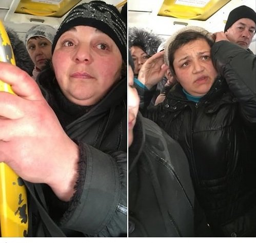 ФОТОФАКТ. В ужгородській маршрутці "на гарячому" впіймали двох "щипачок"