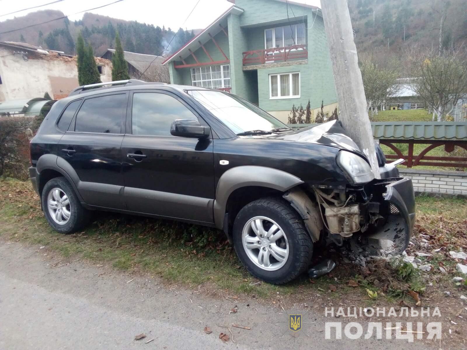 8 п'яних водіїв, один із яких скоїв ДТП, виявили за добу на Закарпатті