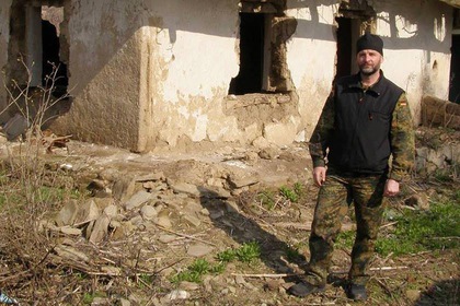 Отець Володимир під час капеланського служіння у зоні АТО