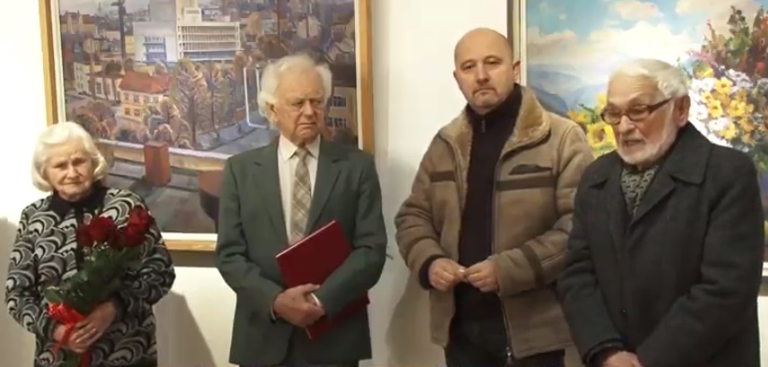 Виставку з нагоди ювілею презентував закарпатський художник Йосип Бабинець (ВІДЕО)