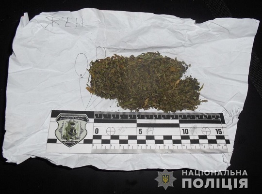 У Сваляві глибокої ночі у 16-річного підлітка вилучили згорток з марихуаною (ФОТО)