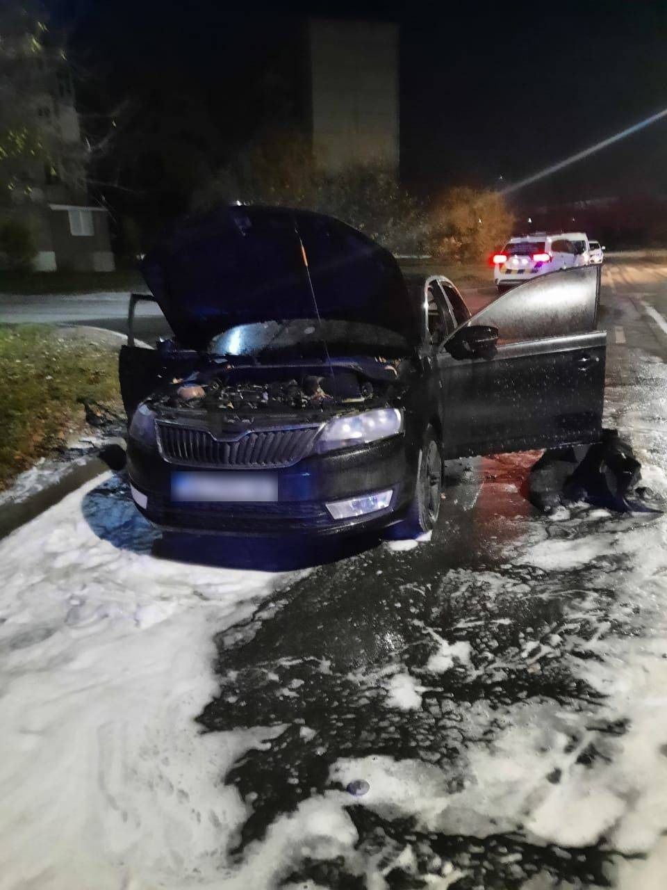В Ужгороді затримали підозрюваного у підпалі авто раніше судимого чоловіка (ФОТО)