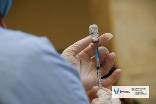 За добу на Закарпатті від COVID-19 щепилися понад 5 тисяч людей