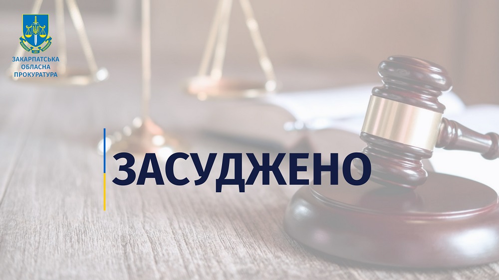 За домашнє насильство над батьком і хуліганство в медзакладі жителю Перечина присудили понад 2 роки за ґратами