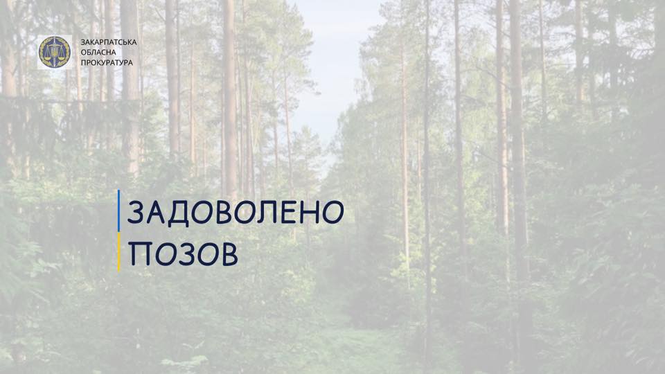 На Берегівщині лісівників через суд змусили встановити межі ботанічного заказника