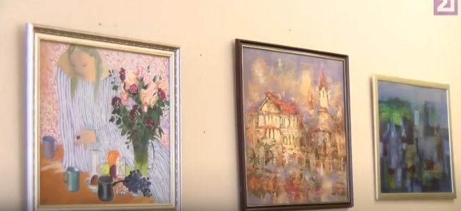 Виставку закарпатських художників до Дня Конституції відкрили у Закарпатській ОДА (ВІДЕО)