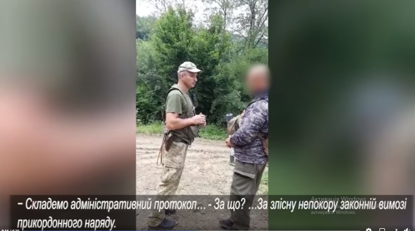 Закарпатець на кордоні "хотів перевірити, як солдатики бігають" (ВІДЕО)